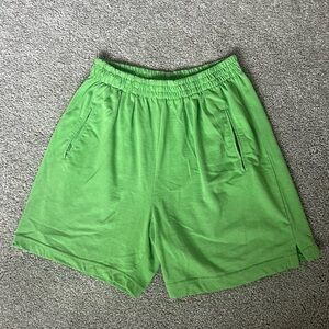 The Limited Vibrant Green Athletic Woman’s XS Shorts 55% Polyester 45% Cotton